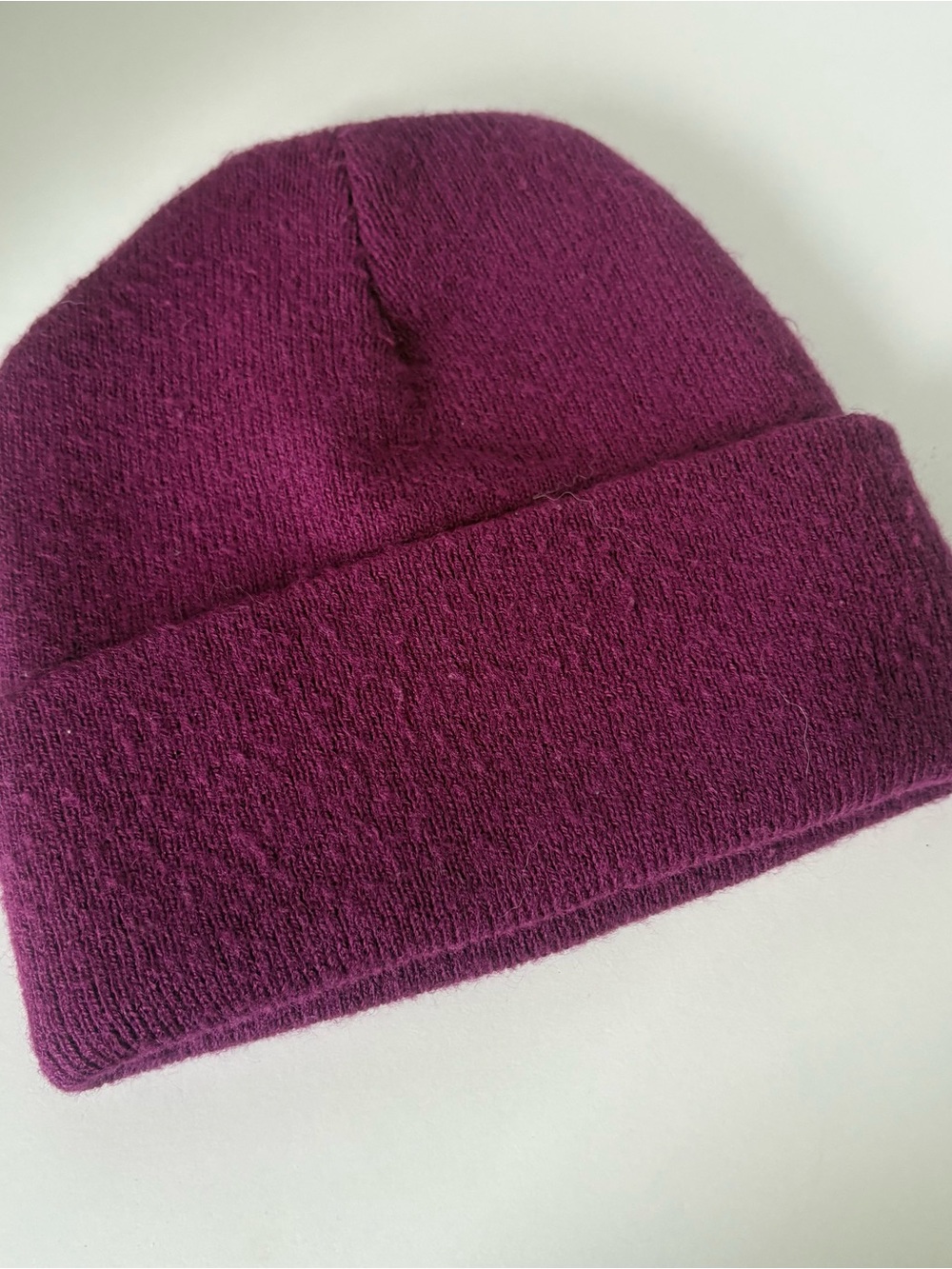 Carhartt Youth Knit Beanie Hat Purple Wine Berry One Size Fits Most OSFM - Picture 2 of 3